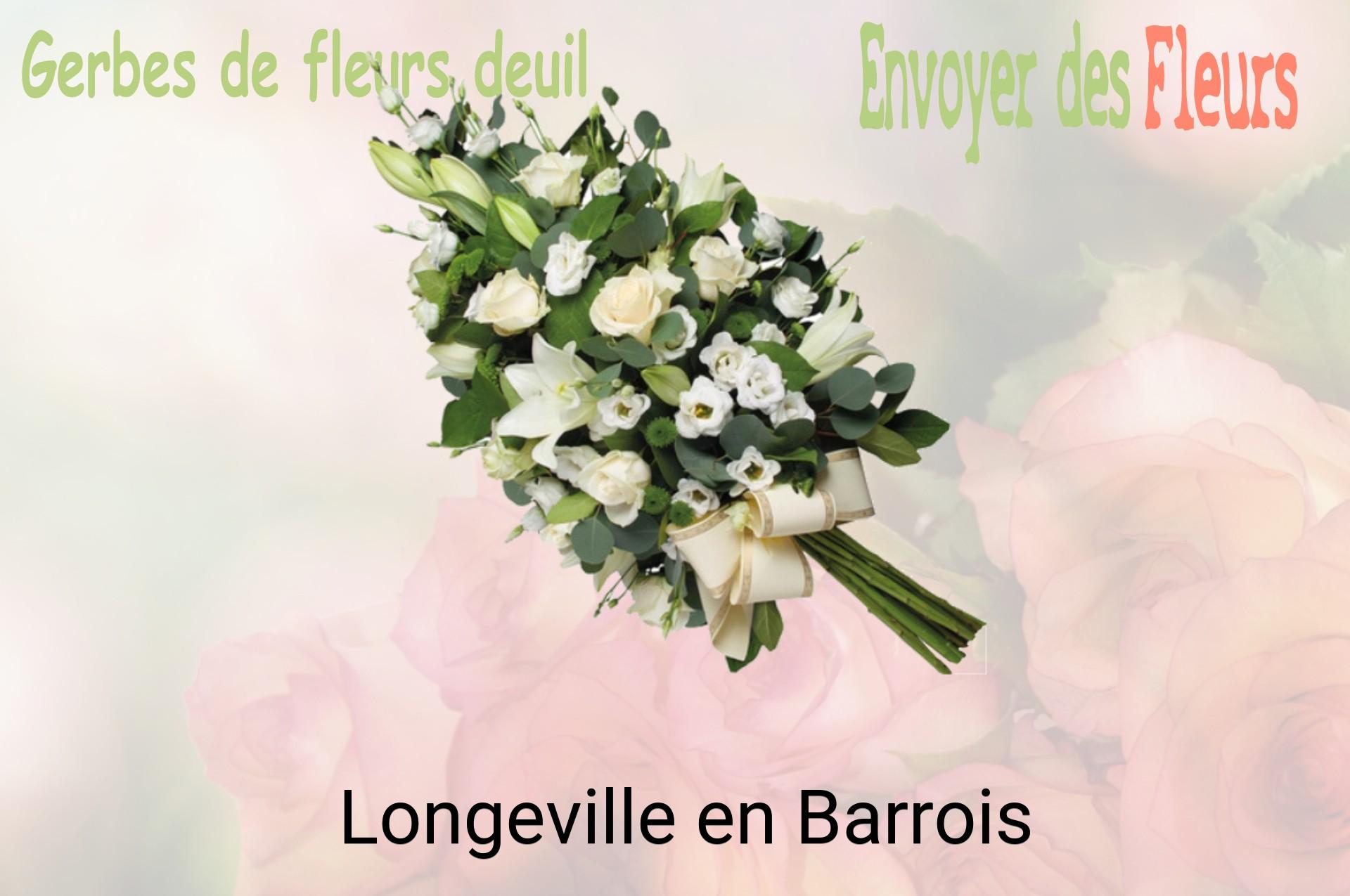Gerbe de fleurs de deuil livrée à Longeville-en-Barrois
